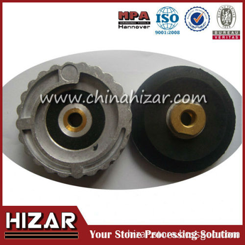 Snail lock backing pad foam polishing pad